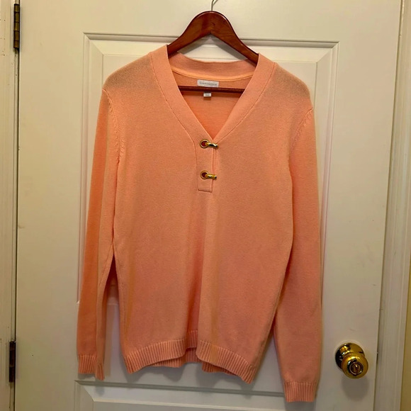 Charter Club sweater, pink, size M - Picture 1 of 8